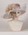 0525VGSP Virginia, sisal crown/sinamay brim, mink with grey