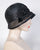 0702EYSP Emily, sisal crown/sinamay brim, black
