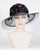 0744DRSP Darren, sisal crown/sinamay brim, black with copper