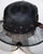 0744DRSP Darren, sisal crown/sinamay brim, black with copper