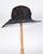 0744DRSP Darren, sisal crown/sinamay brim, black with copper