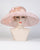 0762NWSP Newport, sisal crown/sinamay brim, pale pink with peach