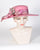 0783BRPA Boater, Panama, hot pink