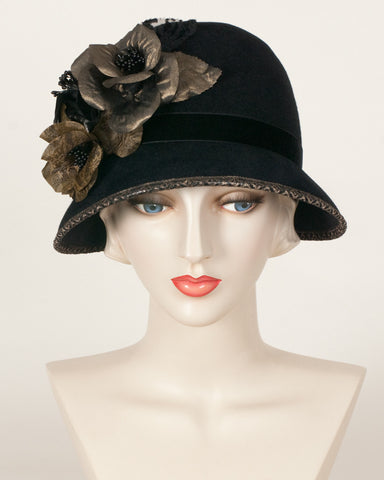 1104EYV Emily, black with gold