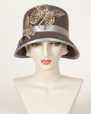 1129GAV Gemma, truffle with grey