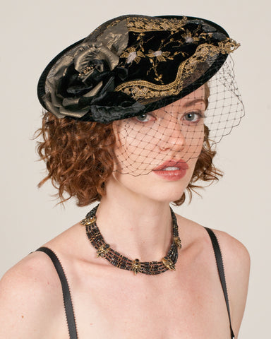 1133WY Whimsy, black with mixed metals