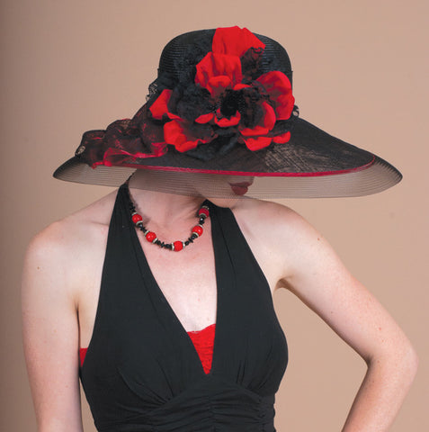 7223KRSP Kristen, black with scarlet