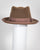 F0389 David, sueded finish felt, tobacco, 2 1/4" brim, Headsize 23 1/8"