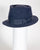 F0394 Wayne, suded finish felt, navy, 1 3/4" brim, Headsize 22 7/8"