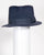 F0394 Wayne, suded finish felt, navy, 1 3/4" brim, Headsize 22 7/8"