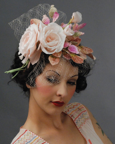 HB1312 HEADBAND, PALE ROSE