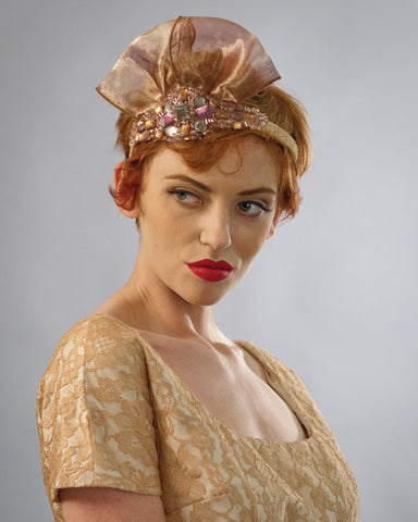 HB2156 Headband, vintage rose