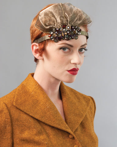 HB2156 Headband, vintage rust